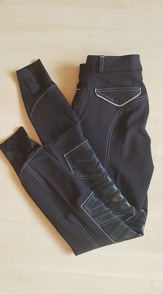 Rajtky USG Lara černé grip kolena vel. 32