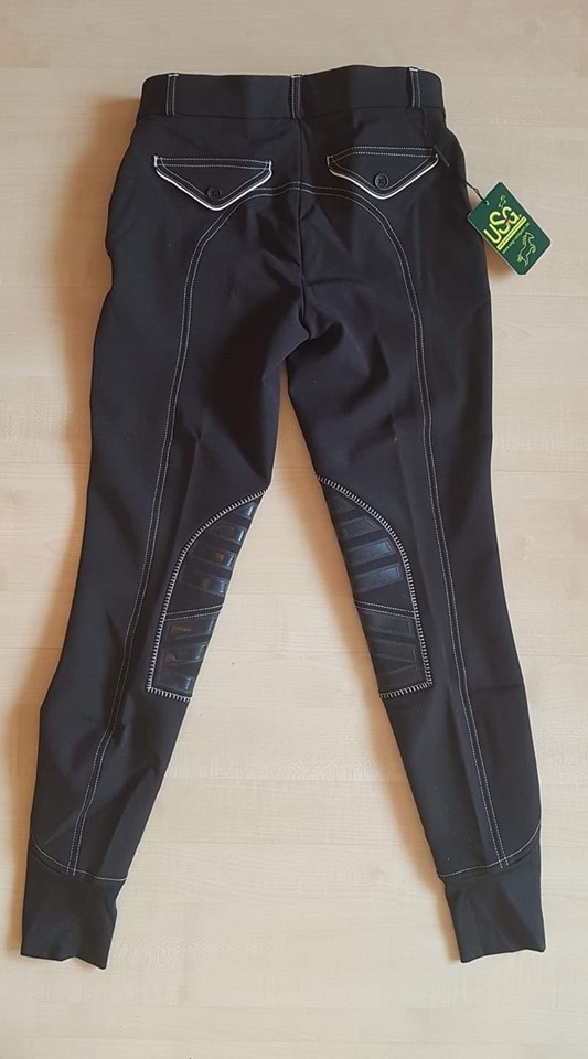 Rajtky USG Lara černé grip kolena vel. 32