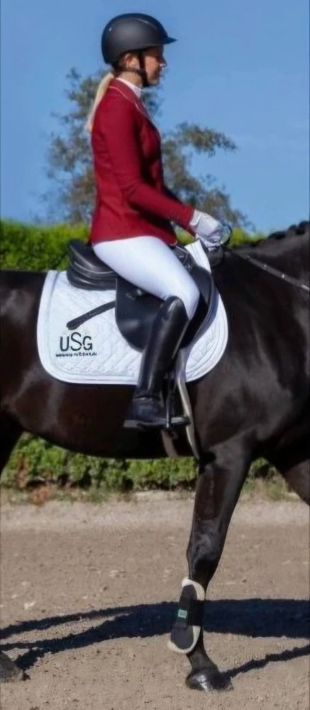 Jezdecké rajtky USG Liv bílé, vel. 40