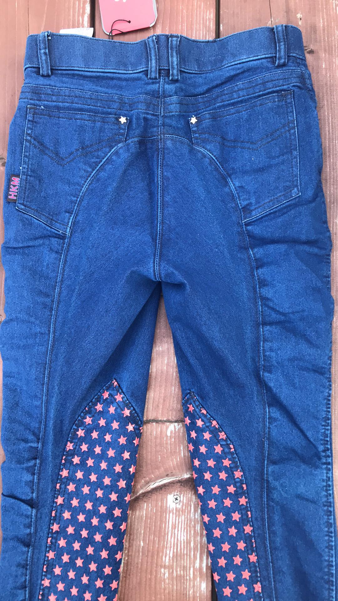 Dětské jezdecké rajtky HKM Bibi, vel. 164 - staré skladové zásoby