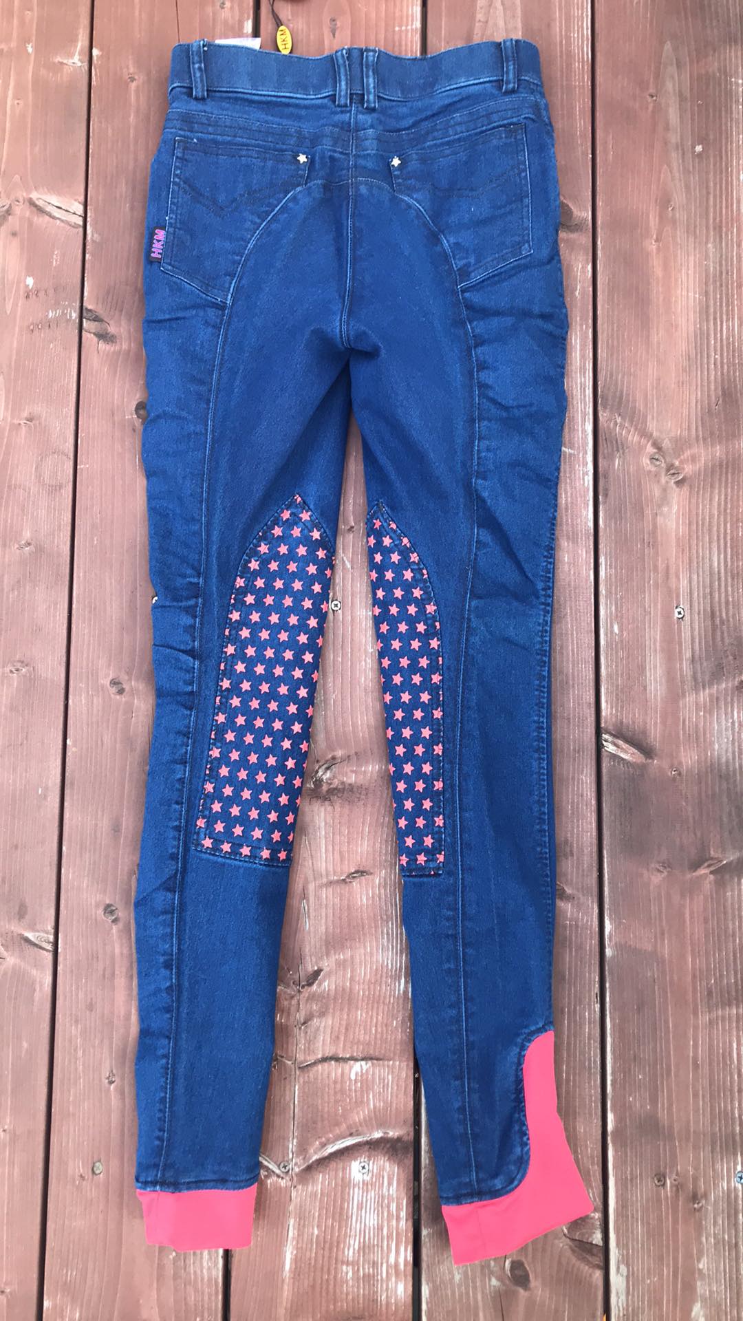 Dětské jezdecké rajtky HKM Bibi, vel. 164 - staré skladové zásoby