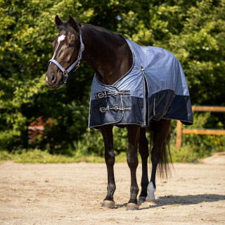 Pláštěnka QHP modrá, vel. 145cm